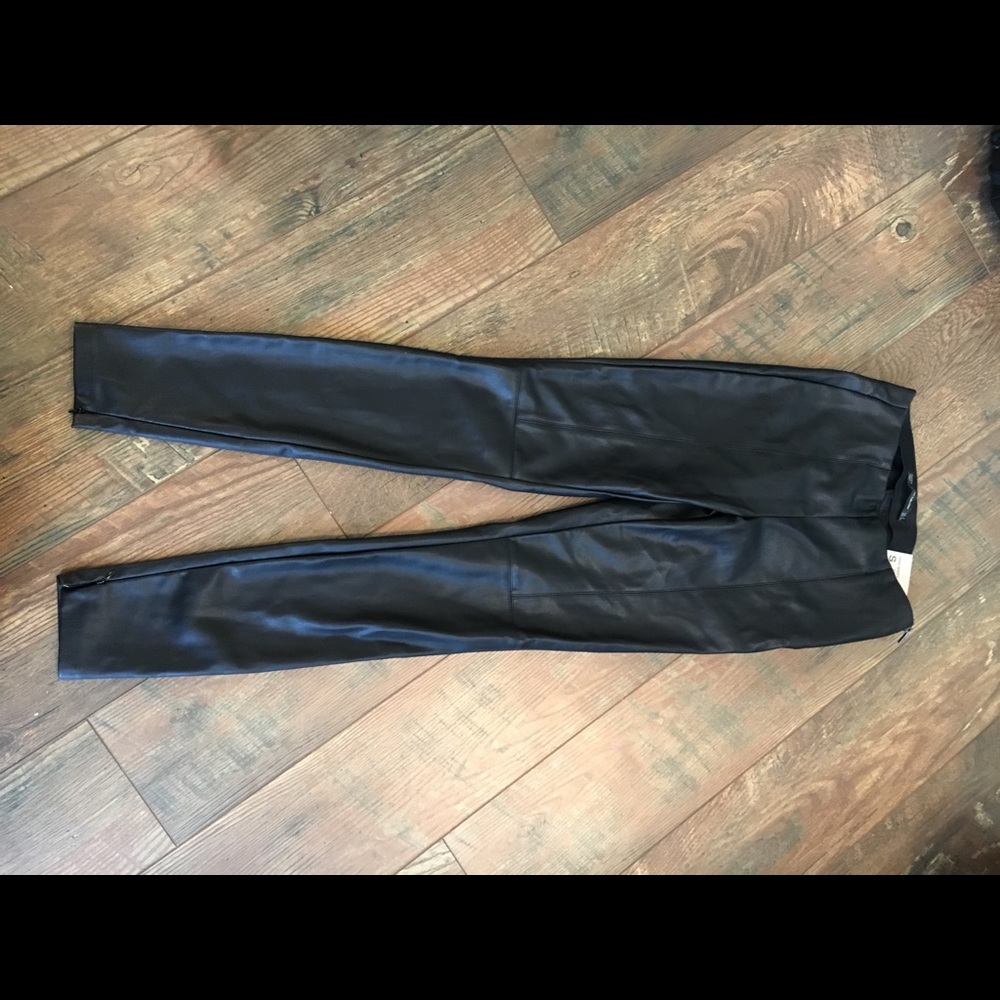 Zara New with tags leather leggings